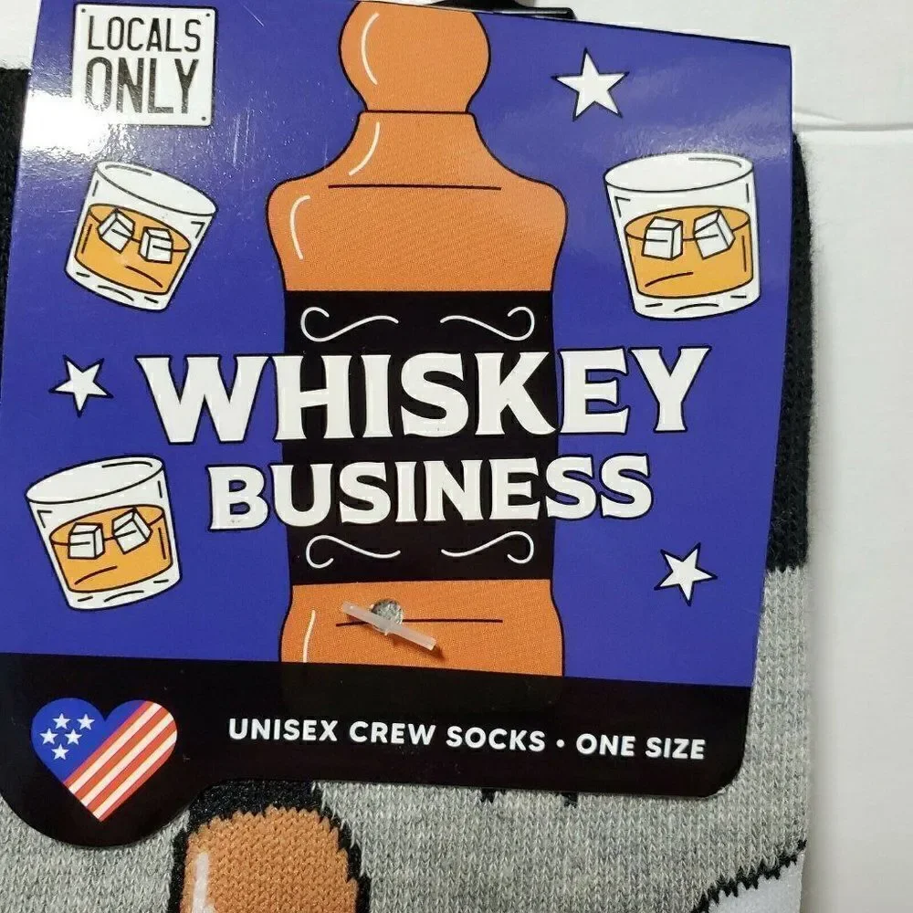 Locals Only Crew Socks Tennessee Whiskey Business‎